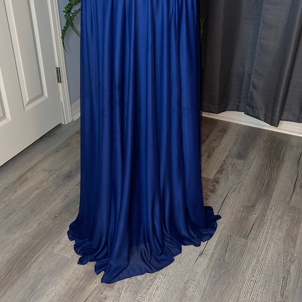 🔥Bundle Deal - Two Elegant Bridesmaids Dresses in Marine Blue NWT - Picture 12 of 15